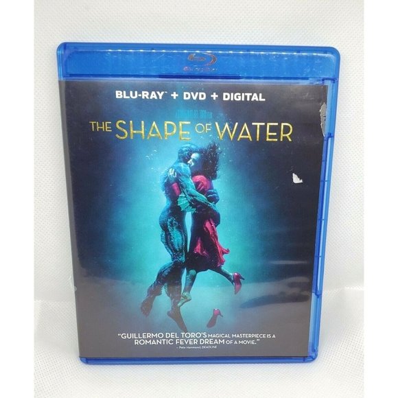 The Shape of Water Used Very Good Blu-ray With DVD Widescreen 2 Disk No Scratch - Picture 1 of 9